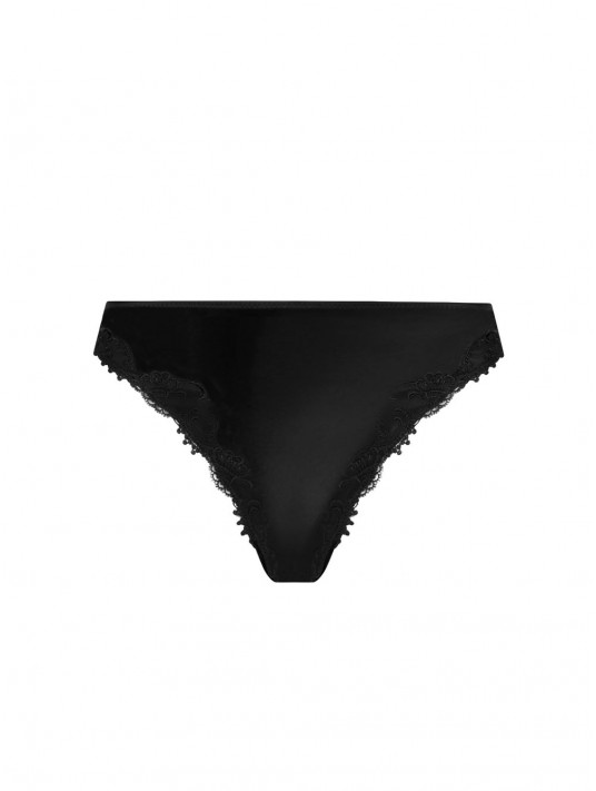 Lise Charmel Seduction silk brief black SPLENDEUR