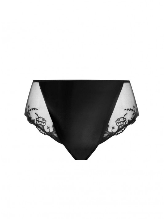 Lise Charmel Slip haut noir SPLENDEUR SOIE