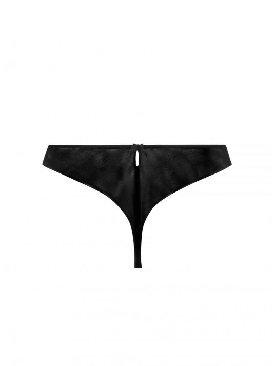Lise Charmel Thong black silk SPLENDEUR SOIE