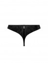Lise Charmel Thong black silk SPLENDEUR SOIE