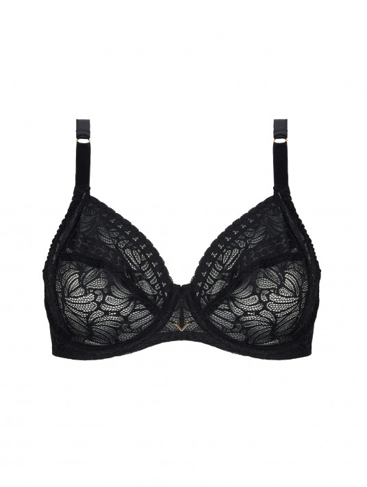 Full cup underwired bra black ATELIER SEDUCTION