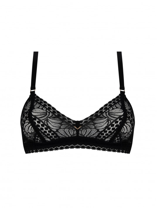 Antigel Non wired bra black ATELIER SEDUCTION