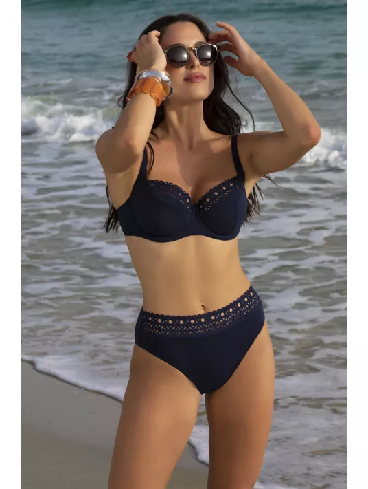 High bikini brief marina AJOURAGE COUTURE High bikini brief marina AJOURAGE COUTURE