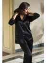 Black silk Pyjamas top Lise Charmel