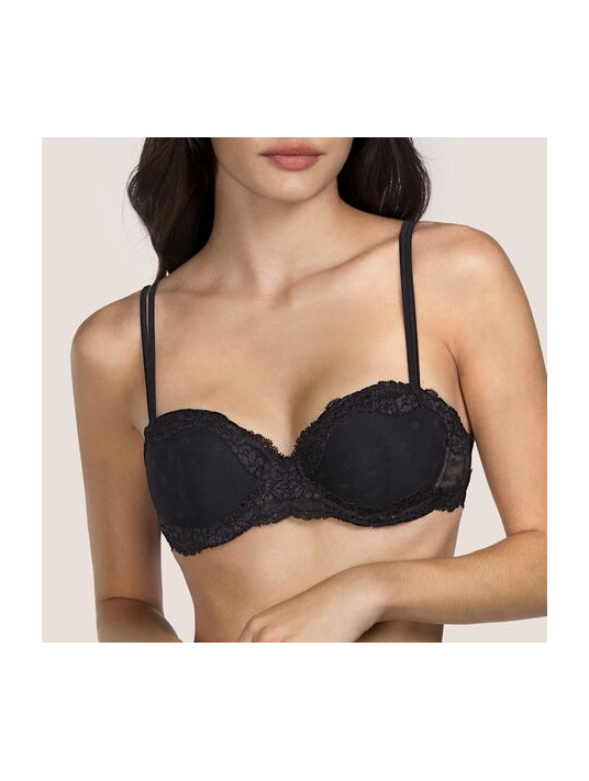Andres Sarda Padded black bra NAN