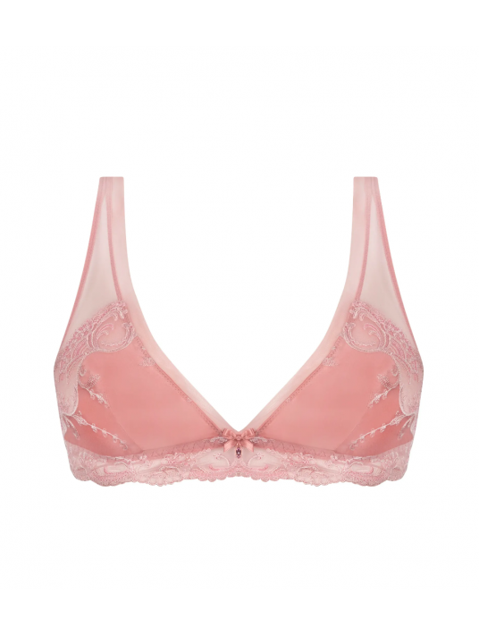 Lise Charmel Non wired triangle bra pink