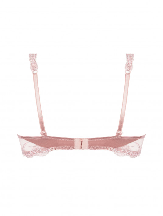 pink silk Underwired bra By Lise Charmel - Splendeur soie line
