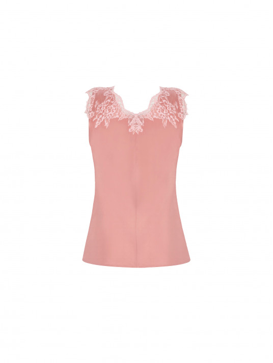 Lise Charmel Silk top pink SPLENDEUR SOIE