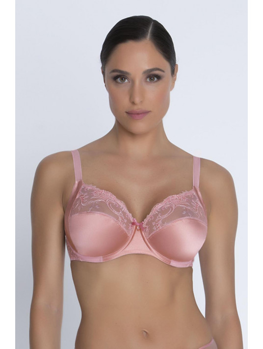 Lise Charmel Soutien-gorge grand maintien rose SPLENDEUR SOIE