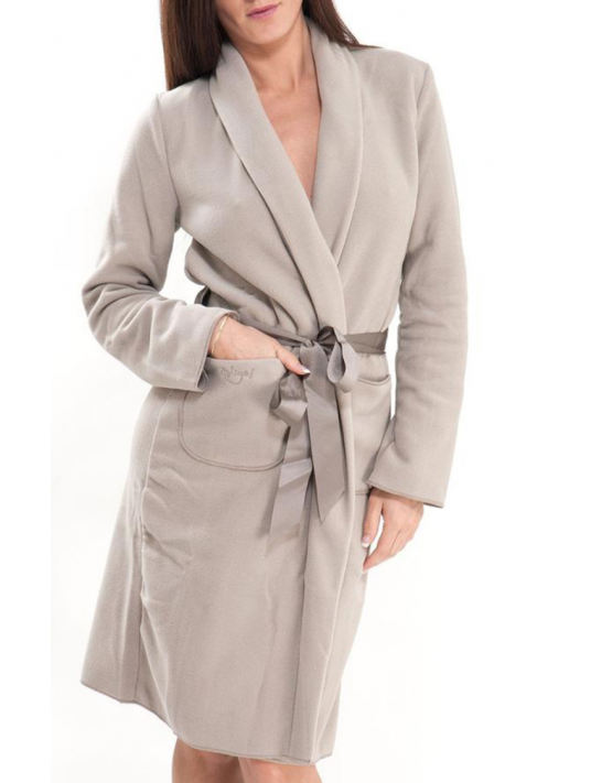 Antigel Robe de chambre beige polaire SIMPLY PERFECT