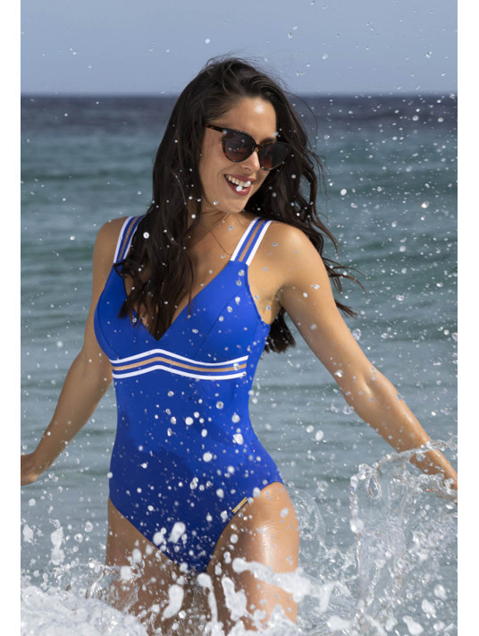 Lise Charmel blue Swimsuit ENERGIE NAUTIQUE