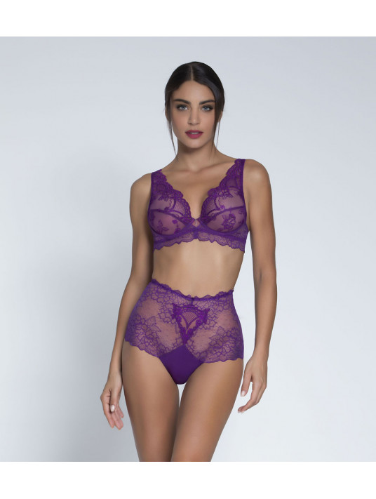 Purple Lingerie Lise charmel Sublime en dentelle iris glamorous bra