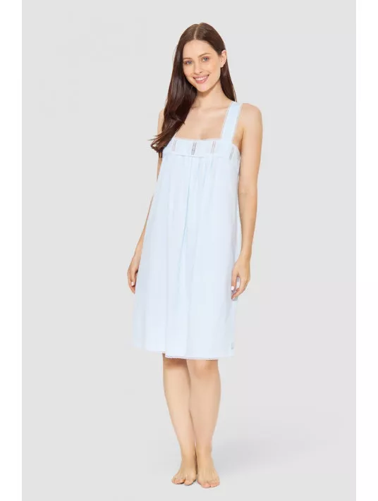 Feraud Chemise de nuit sans manches COTON Feraud Chemise de nuit sans manches COTON