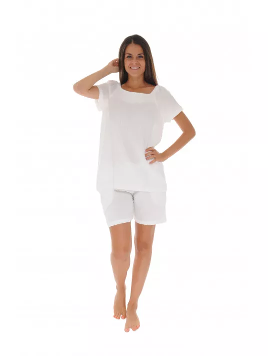 Short-sleeved pyjama cotton gauze EMY Short-sleeved pyjama cotton gauze EMY