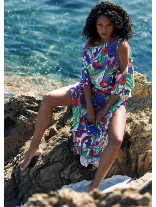 Marjolaine Robe longue TWIGGY