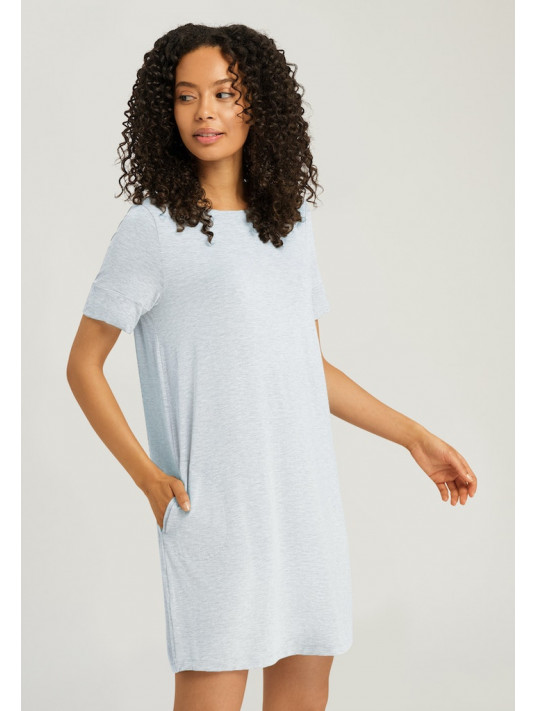 Hanro Chemise de nuit manches NATURAL ELEGANCE