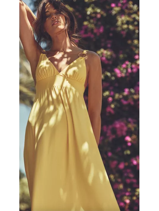 Calarena Long brown dress CALARENA Calarena Long brown dress CALARENA