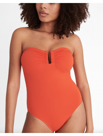 Eres One piece swimsuit orange soleil CASSIOPEE
