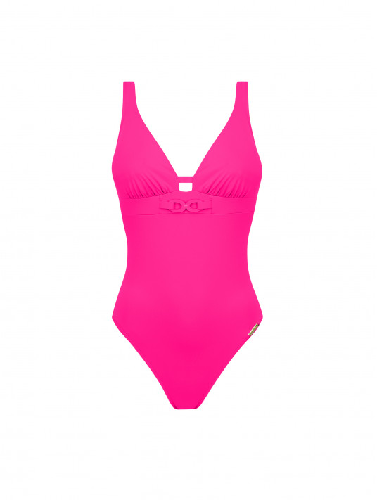 Lise charmel maillot une piece Nageur maintien fuschia GRACE INFINIE