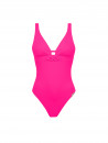 Lise charmel maillot une piece Nageur maintien fuschia GRACE INFINIE