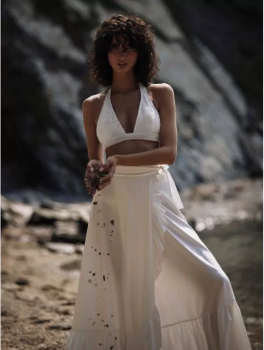 Marjolaine Wrap skirt pareo TORI Marjolaine Wrap skirt pareo TORI