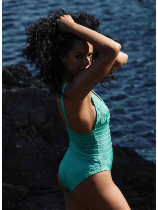 Marjolaine Maillot de bain une pièce emeraude TORI