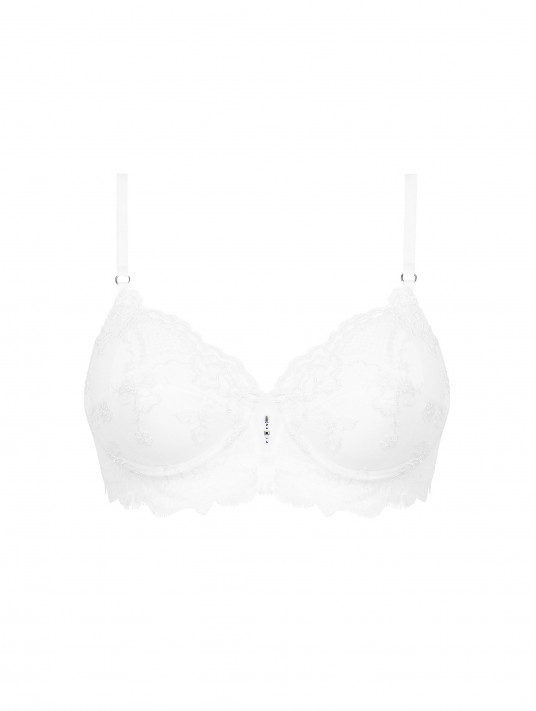 Underwired bra white SUBLIME EN DENTELLE