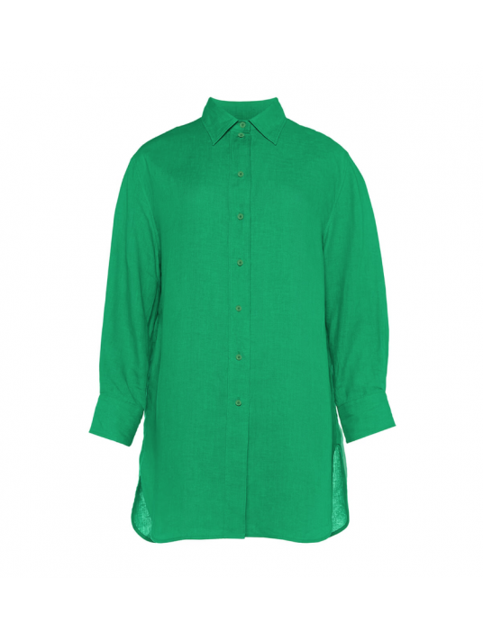 Eres green Linen shirt MIGNONETTE