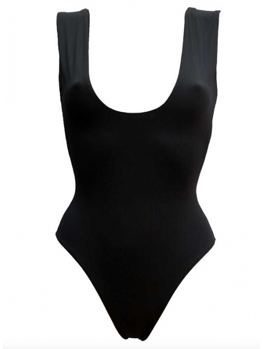calarena Maillot 1 pièce noir LAURA