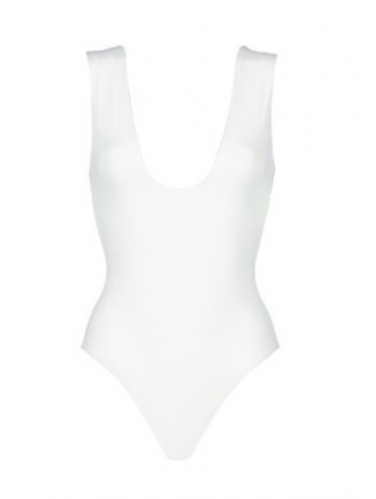 Maillot 1 pièce blanc LAURA