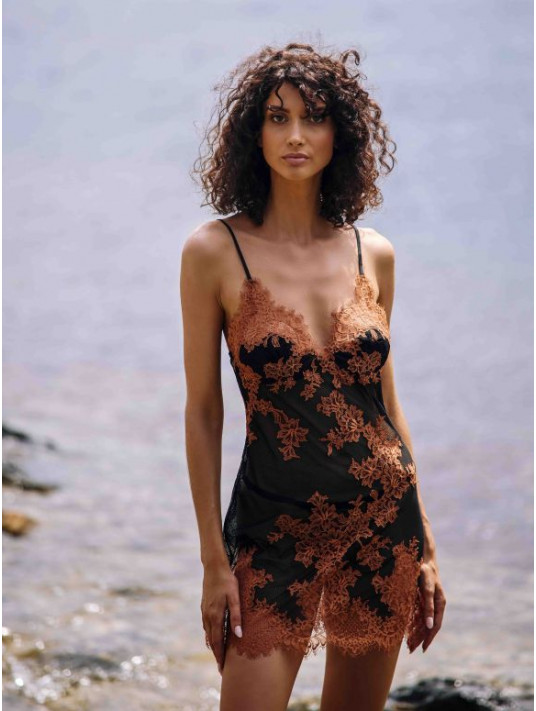 Marjolaine Tulle and lace nightie TAMARA Marjolaine Tulle and lace nightie TAMARA