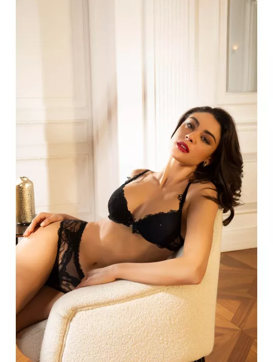Padded bra black lise charmel SOIR DE VENISE Padded bra black lise charmel SOIR DE VENISE
