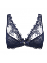 blue lace Triangle bra SOIR DE VENISE