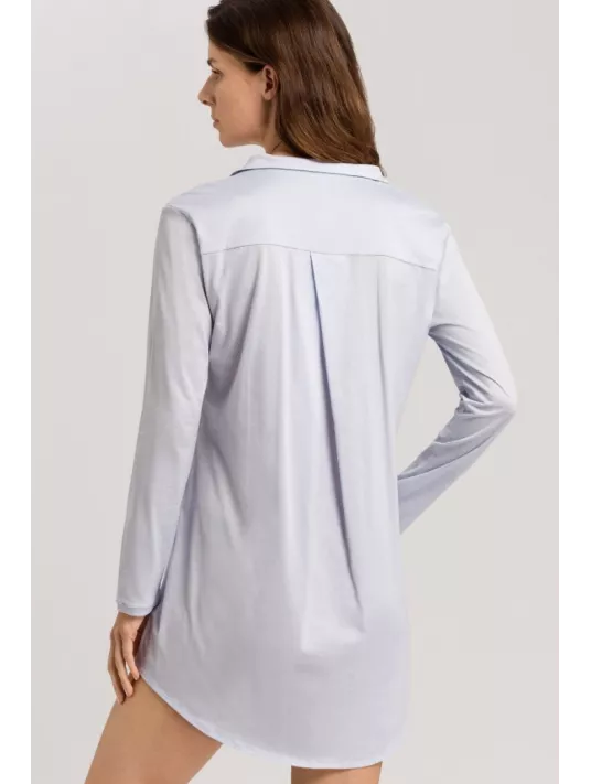 Long-sleeeved shirt boyfriend blue COTTON Long-sleeeved shirt boyfriend blue COTTON