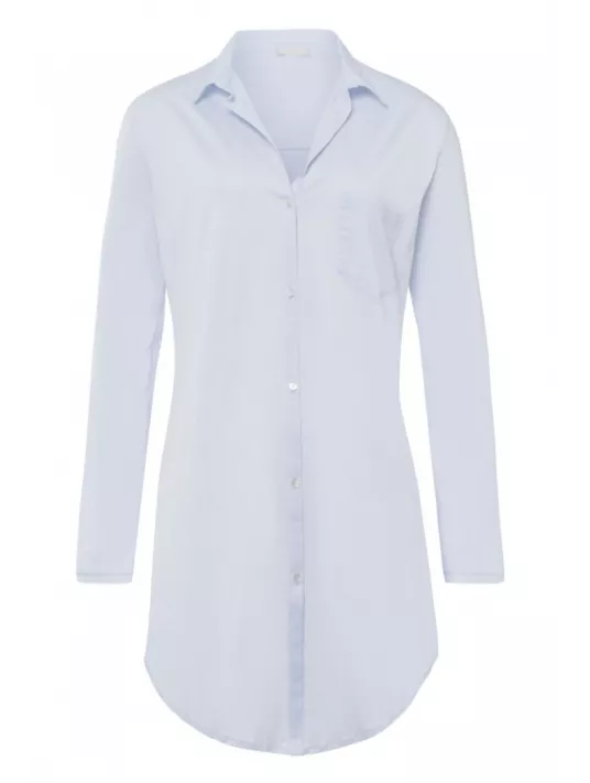 Long-sleeeved shirt boyfriend blue COTTON Long-sleeeved shirt boyfriend blue COTTON