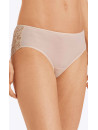 Hanro slip midi coton et dentelle MOMENTS