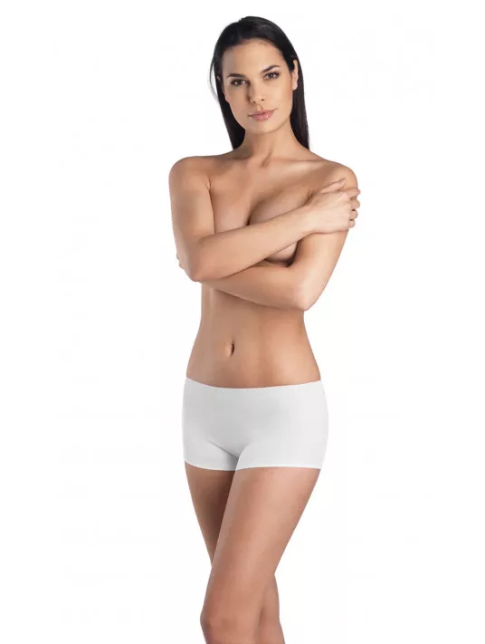 Hanro Seamless short leg pants white COTTON Hanro Seamless short leg pants white COTTON