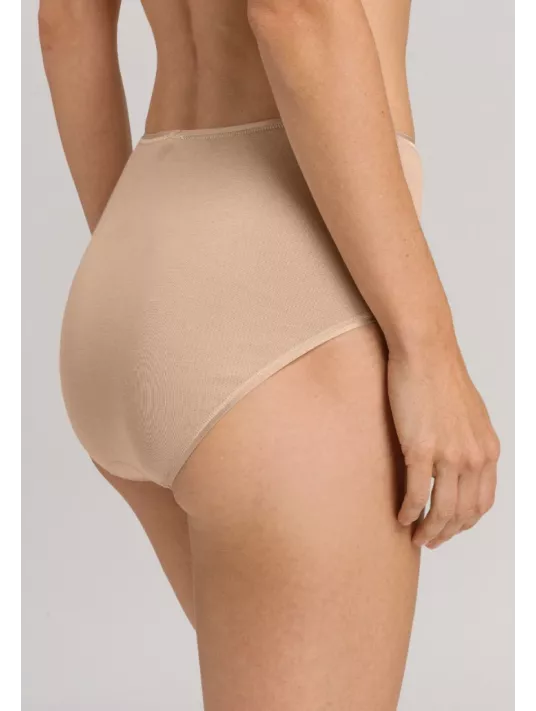 hanro Slip haut Maxi sans couture beige COTON hanro Slip haut Maxi sans couture beige COTON