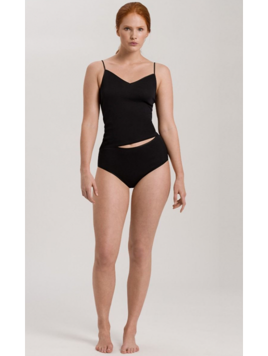 Hanro High Maxi Brief seamless COTTON black