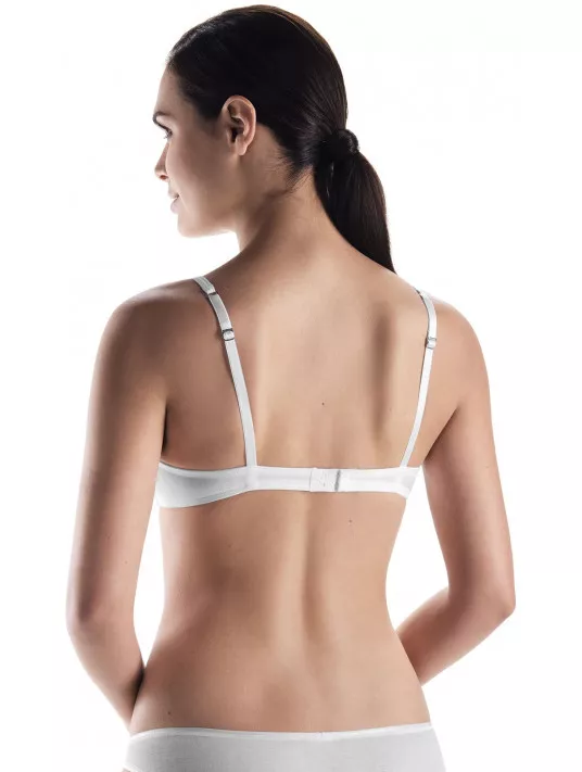 Hanro Non wired bra white COTTON SENSATION Hanro Non wired bra white COTTON SENSATION