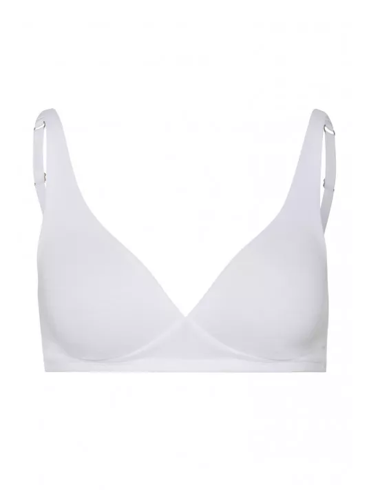 Hanro Non wired bra white COTTON SENSATION Hanro Non wired bra white COTTON SENSATION