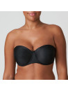 Prima Donna Bandeau Bra black SATIN