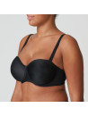 Prima Donna Bandeau Bra black SATIN