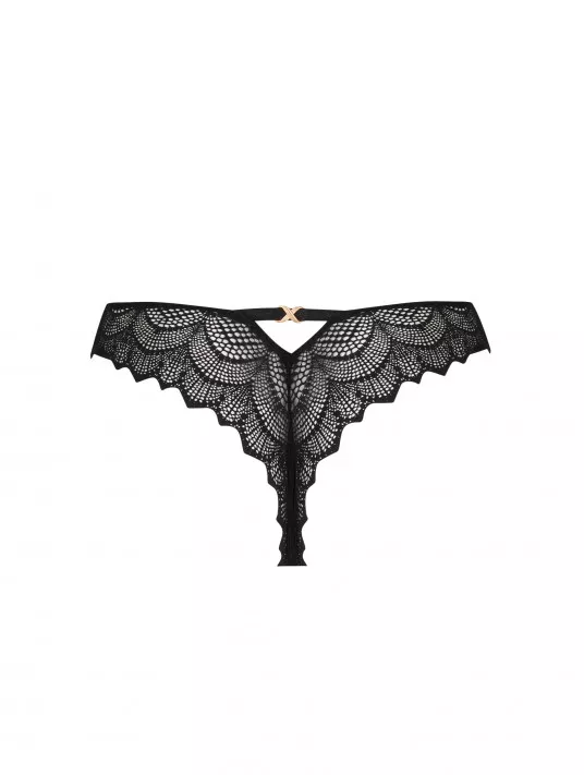 Antigel Tanga dentelle noir SEXY BOHÊME Antigel Tanga dentelle noir SEXY BOHÊME