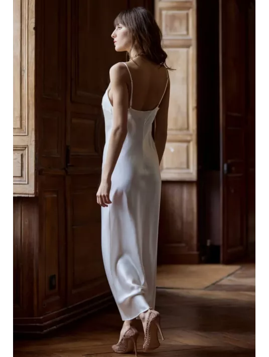 Marjolaine Nuisette longue en soie naturel TRACY Marjolaine Nuisette longue en soie naturel TRACY