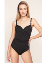 Feraud Maillot 1 pièce sculptant noir BEACH OCEAN