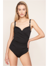 Feraud Maillot 1 pièce sculptant noir BEACH OCEAN