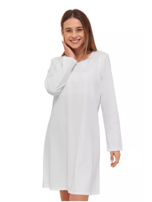 Feraud Long sleeved cotton nightgown ivory HIGH CLASS Feraud Long sleeved cotton nightgown ivory HIGH CLASS