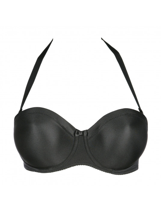 Prima Donna Bandeau Bra black SATIN