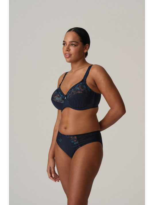 Prima Donna Slip brésilien bleu velvet DEAUVILLE